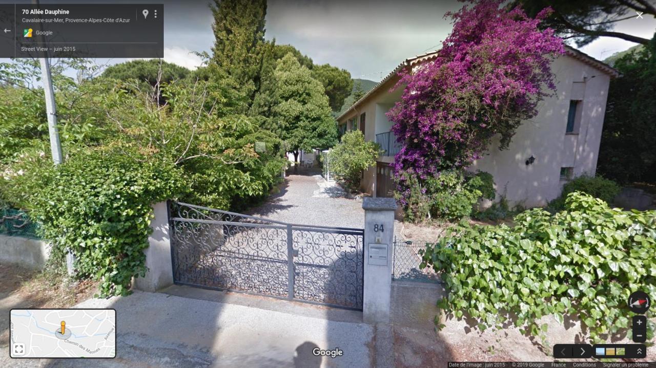 Appartement climatisé au 1er étage d'une maison avec jardin dans un quartier calme Cavalaire-sur-Mer Extérieur photo